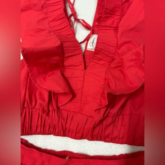 Japna Red A-Line Skirt - Picture 9 of 14